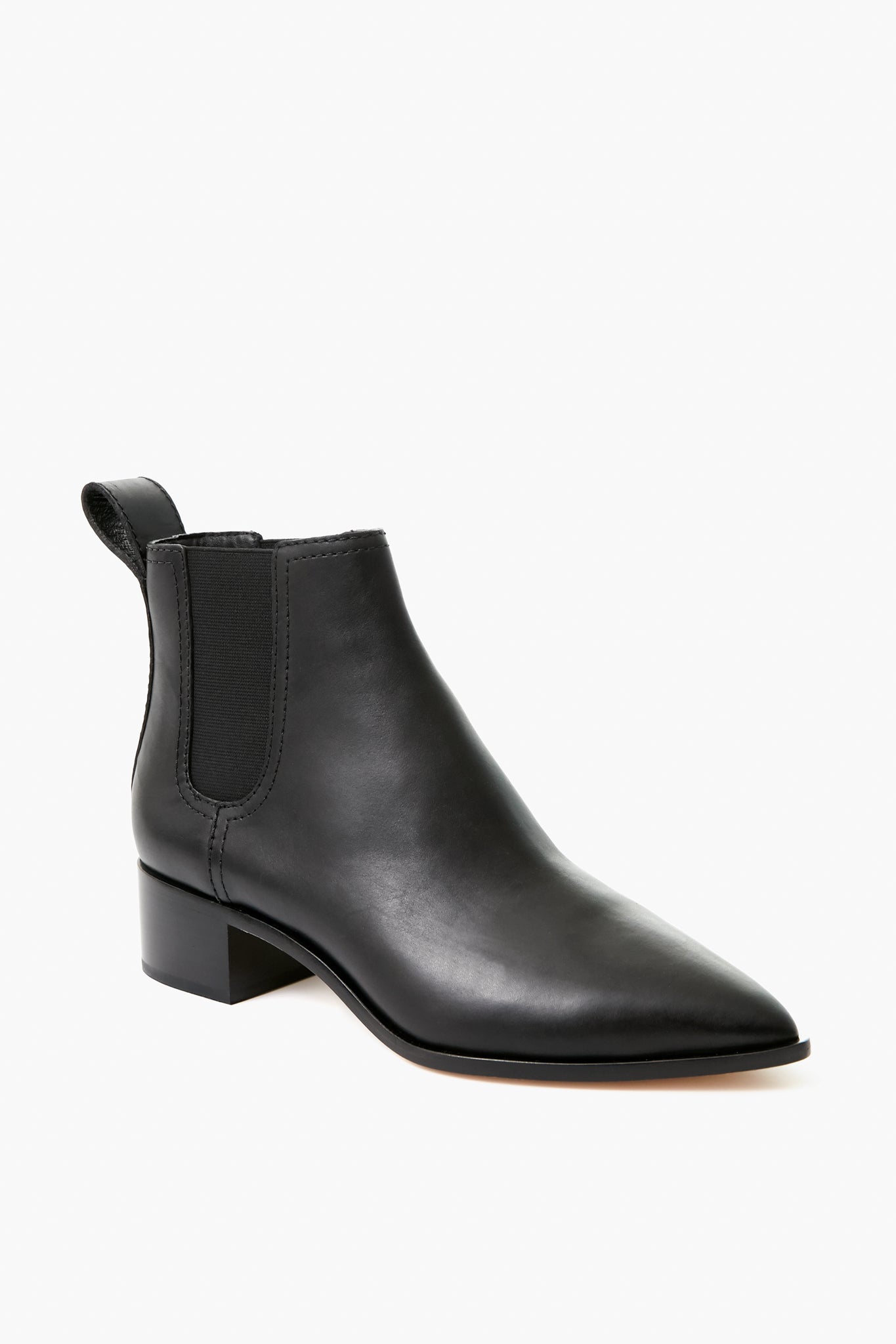 Black Nellie Block Heel Chelsea Boots