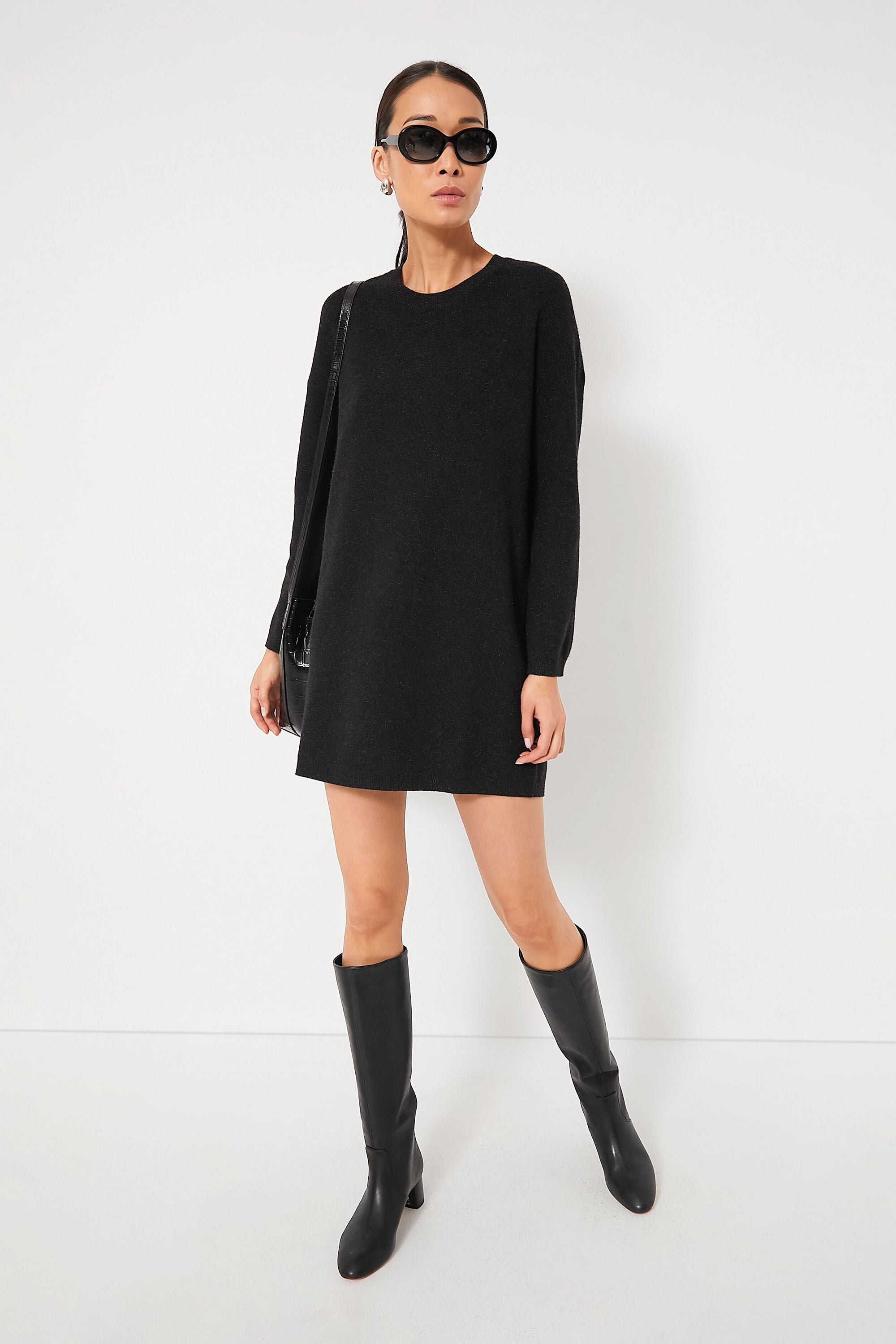 Black Gia Tall Boots