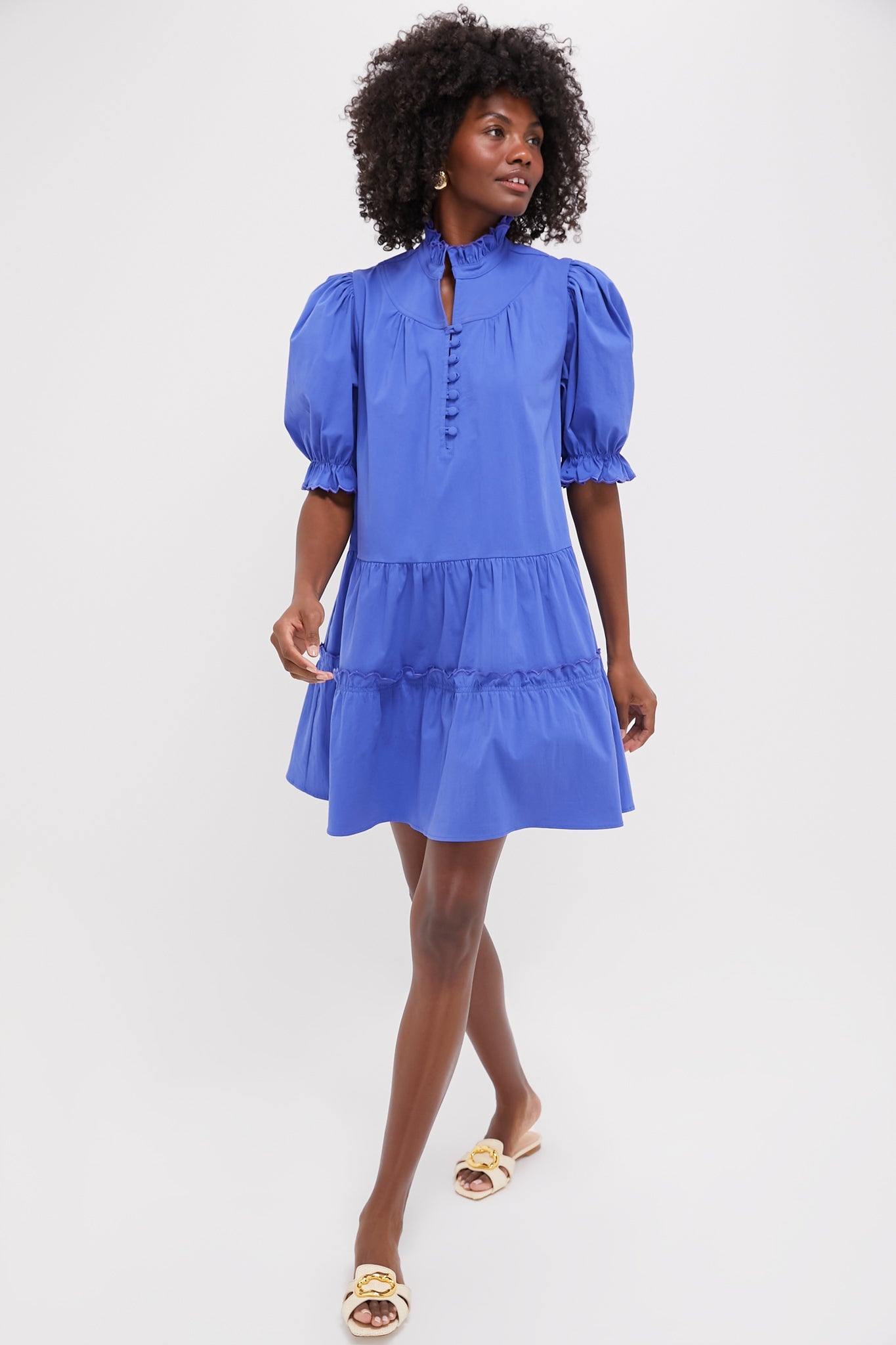 Azure Blue Selena Mini Dress